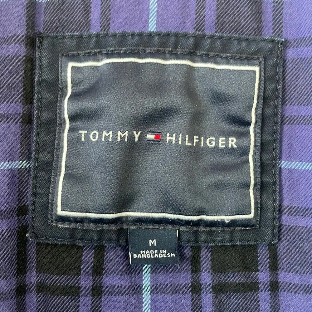 Tommy Hilfiger Warm Lined Utility Performance Coat Navy Blue Jacket Size Medium